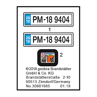 30801865_sparepart/Etikett 9404 "Familien-PKW mit Parkbucht